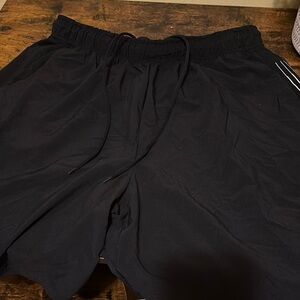 Men's Black Athletic Shorts